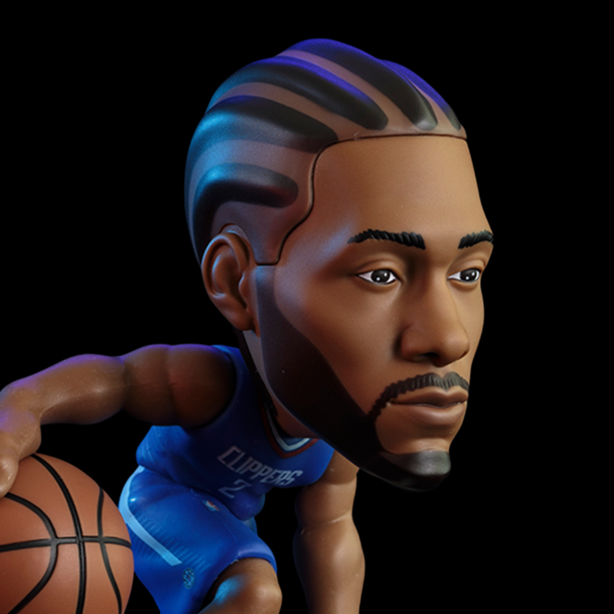 NBA Small Stars Kawhi Leonard Action Figure Clippers 2019-20 Jersey Blue 12  Inch - US