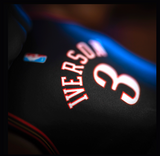 Allen Iverson (2022 76ers MINI 6" - Black Jersey)