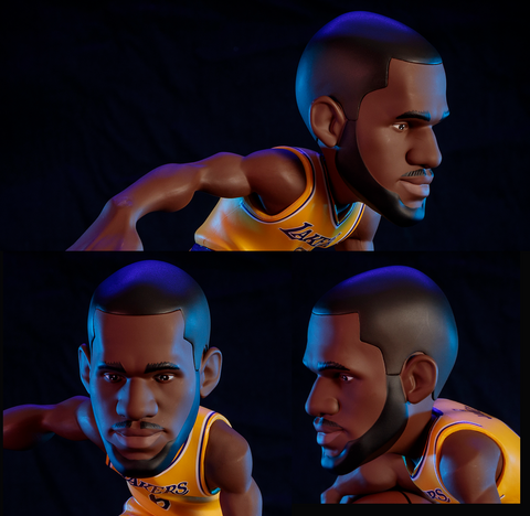 How to Illustrate a LeBron James Cartoon Character