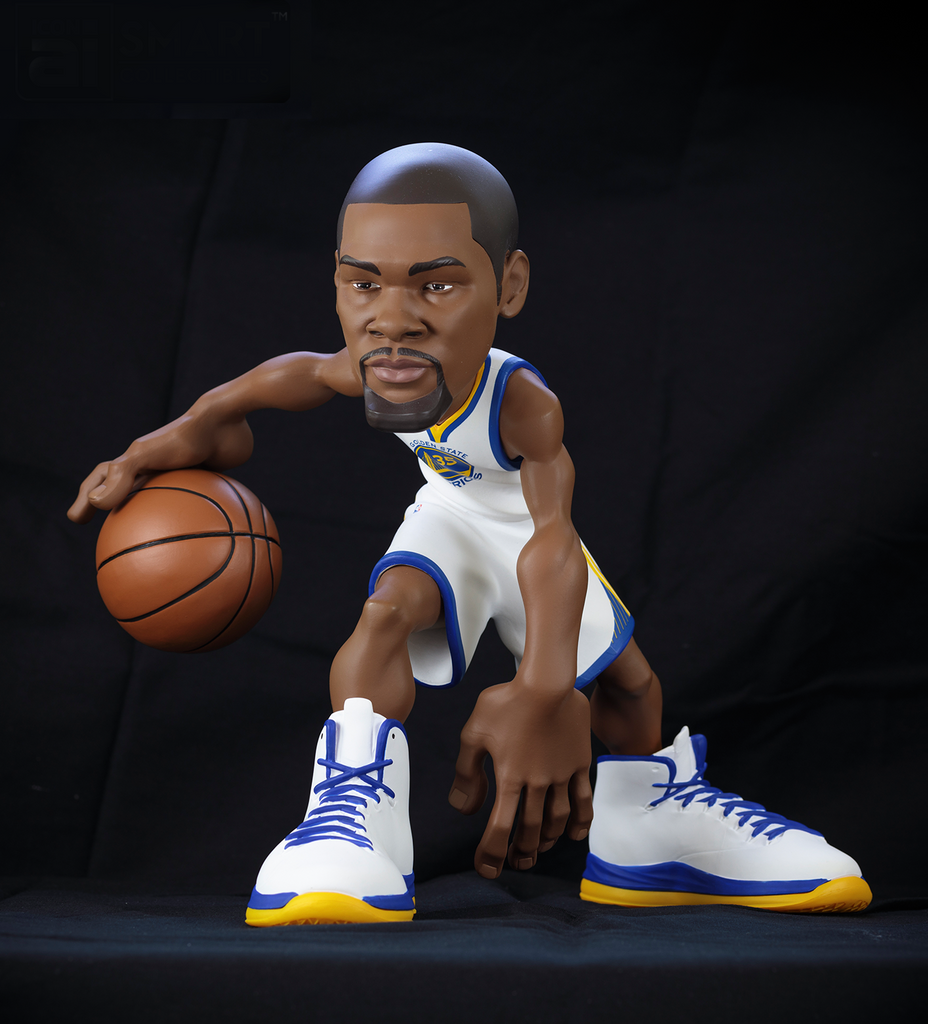 Kevin Durant smALL-STAR with game-used court